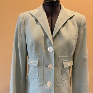Size 0 Carlisle light turquoise jacket